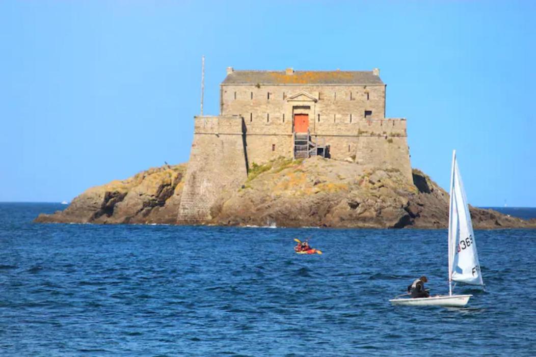 Les Letruns - Appart - 3 Pers - Vue Sur La Mer Saint-Malo Esterno foto